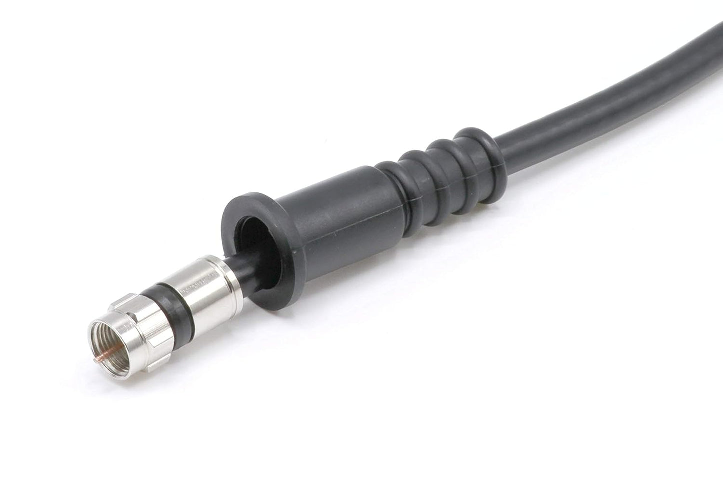 THE CIMPLE CO Coaxial Cable Weather RG6 Connectors RG59 Ends Coaxial Boots - Weatherproof (Black) - Pack of 25