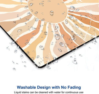 Mouse Pad, Modern Abstract Mouse Pad, Waterproof Mouse Mat Square Boho Mousepad Non-Slip Rubber Base Computer Mouse Pads for Office Laptop