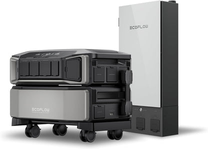 EF ECOFLOW DELTA Pro Ultra with Smart Home Panel 2, 6144Wh Power Station, 120/240V 7200W AC Output, Lifepo4 Battery Backup Expandable to 90kWh, Solar Generator for Home Use, RV