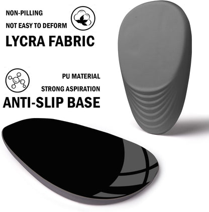 Ergonomic Mouse Pad with Wrist Rest Support,Mousepad Relief Carpal Tunnel Pain, Entire Memory Foam Mouse Pad with Non-Slip PU Base, Wireless Mouse Pad, Gray