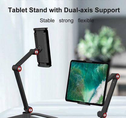Tablet Stand Holder, Stable Portable Space-Saving Multi-Device Holder for Home, Office, Kitchen