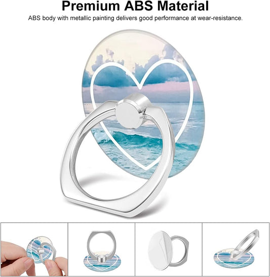 Bonoma Phone Ring Holder, 3 Pack Universal Finger Ring Stand Grip Kickstand Ring for All Smartphones (Love)