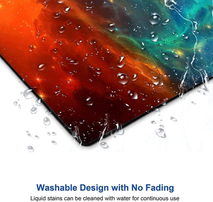 Hokafenle Mouse Pad, Square Personalized Computer Mouse Pads with Galaxy Design, Washable Mouse Mat, Gaming Office Home Non-Slip Rubber Base Mousepad