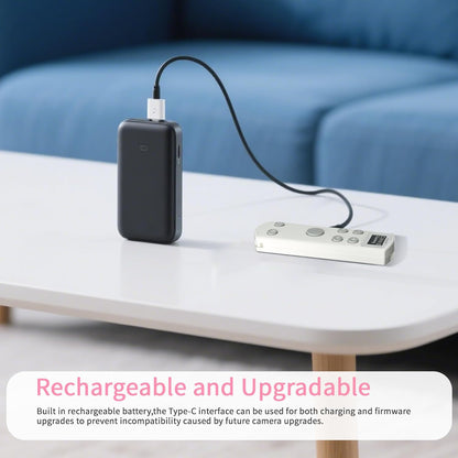 for Canon Rechargeable Wireless Remote Control - Camera Remote Shutter Release with Zoom Focus Compatible with Canon G7X Mark III/R50/R6 II/R10/R/RP/R5/R8/R100/M50/M200/M6 Mrak II/R5 II/6D II/SL3