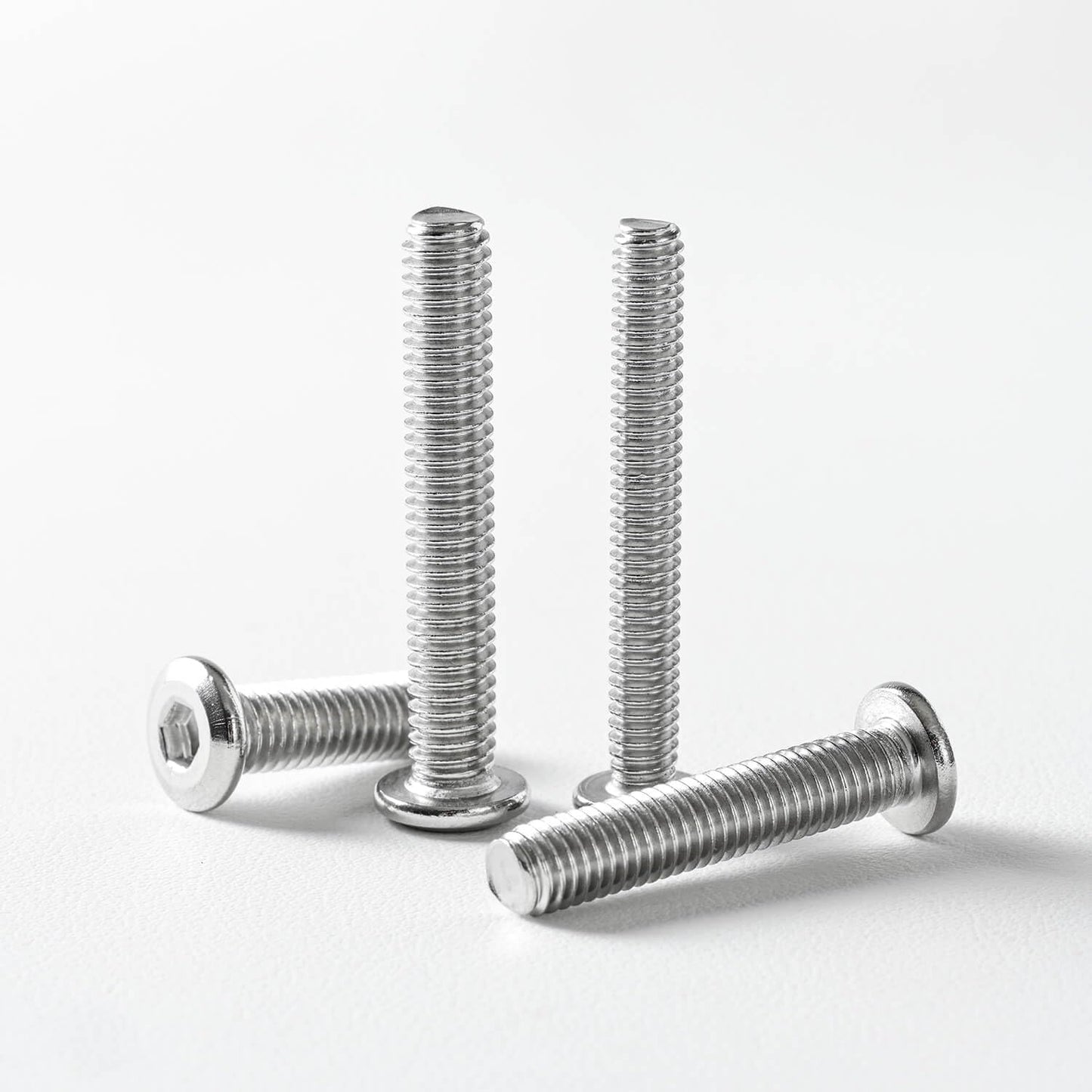 1/4-20 x 3-1/2" (10 Pack) Flat Head Hex Socket Cap Screws Bolts, 304 Stainless Steel 18-8, Hex Drive, Bright Finish, Fully Machine Thread