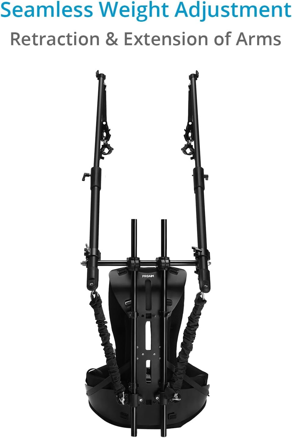 Proaim Hawk Lite Body Support Stabilizing Vest Rig for Camera Gimbals. Payload 5kg / 11lb - 15kg / 33lb. (ST-LHWK-01)