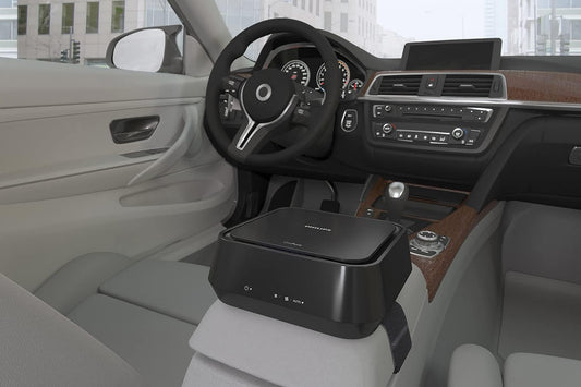 Philips GoPure GP5212 Automotive Air Purifier – Compact Car Air Cleaner with SelectFilter Plus, Removes 100+ Pollutants, Filters Allergens, Viruses, Bacteria, Exhaust & Odors – 12V Car Air Freshener