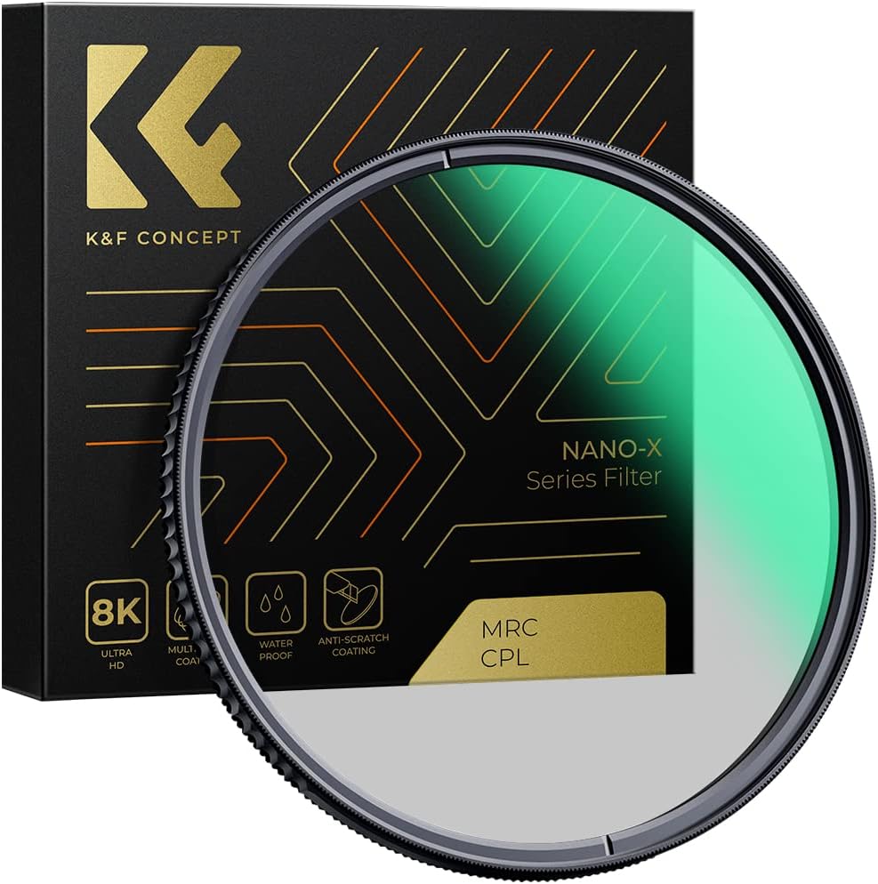 K&F CONCEPT 112mm Circular Polarizers Filter 28 Layer Super Slim Circular Polarizing Filter (CPL) Lens Filter Compatible with Nikon Z 14-24mm f2.8S Lens