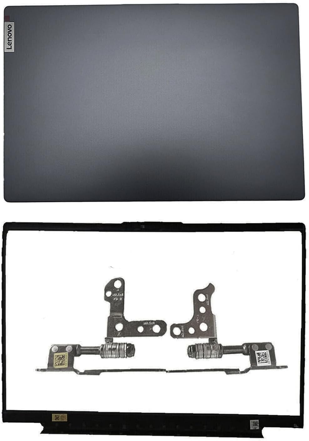 Replacement Laptop LCD Cover Back Rear Top Lid Hinges Front Bezel for Lenovo ideapad 5 15IIL05 15ARE05 15ITL05 15ALC05 5-15IIL05 5-15ARE05 5-15ITL05 5-15ALC05 5CB0X56073 5CB0Z31048 (Gray)