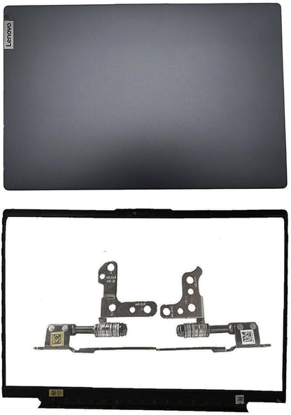 Replacement Laptop LCD Cover Back Rear Top Lid Hinges Front Bezel for Lenovo ideapad 5 15IIL05 15ARE05 15ITL05 15ALC05 5-15IIL05 5-15ARE05 5-15ITL05 5-15ALC05 5CB0X56073 5CB0Z31048 (Gray)