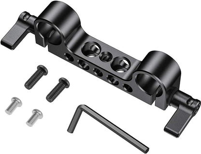 SmallRig Super Lightweight Railblock, 15mm Rod Clamp with 1/4"-20 Thread for Sony, Canon and Other DSLR Camera Rig Shoulder Support System - 942