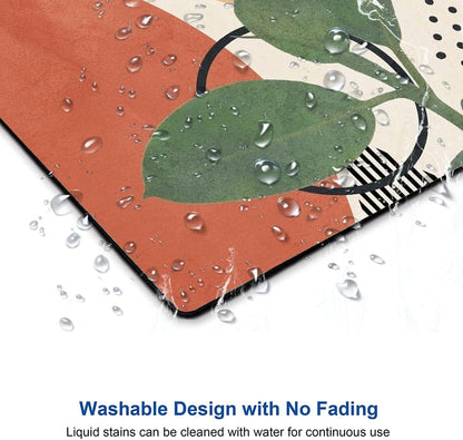 Modern Abstract Mouse Mat Square Waterproof Non-Slip Rubber Base MousePads for Office Laptop, 9.5"x7.9"x0.12" Inch