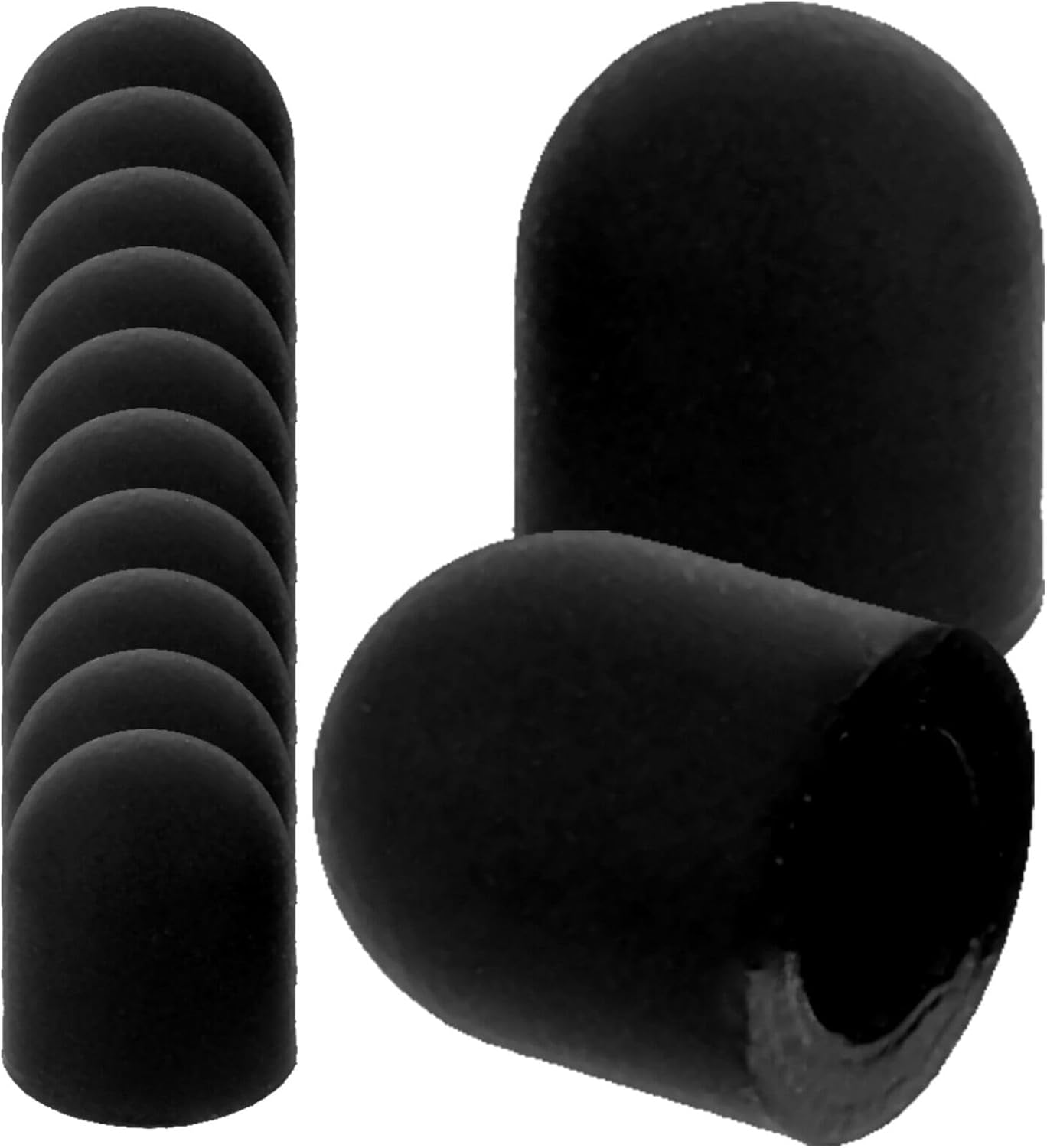 Gatuida 30pcs Stylus Replacement Tips, Rubber Stylus Tips Replacement Covers for Touch Screen Pens,6mm