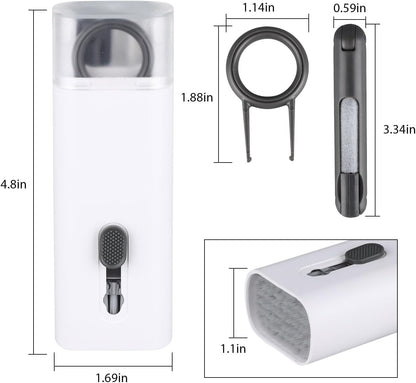 7-in-1 Electronic Cleaner Kit,Keyboard Cleaner,Laptop Cleaner Kit for Monitor, Cell Phone,Earphones, Headset, Lego, Airpods, Laptop Camera Lens (Black)