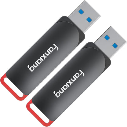 2 Pack 256GB USB Flash Drive, Metal Thumb Drives, USB 3.2 Up to 200MB/s Type A Memory Stick for Storage and Backup, F309