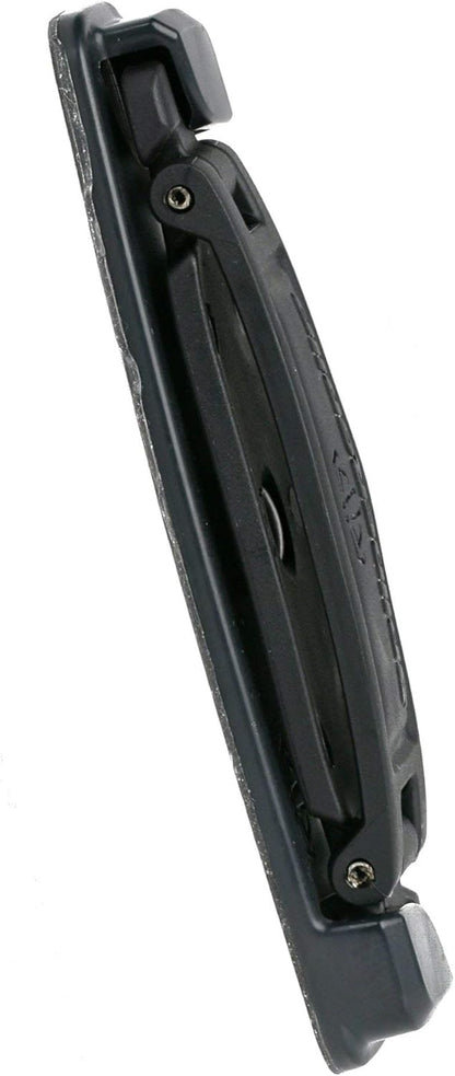 360 Rotating Phone Grip – Flat-Fold Kickstand & Secure Strap – Works with iPhone, Android, Tablets & Cases – Comfortable & Durable (Black)