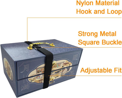 24 inch Hook and Loop Cable Strap - Reusable Fastening Strap - 12 PACK 1 inch Wide Nylon Cable Cinch Wrap