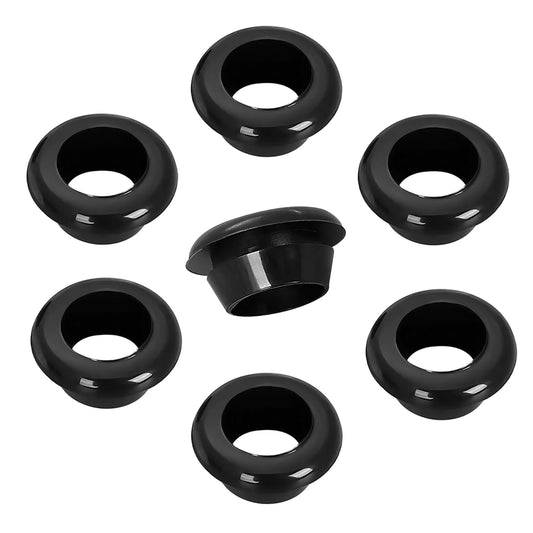 Qrity 9 PCS Rubber Grommets Cable Railing, Car Grommet, Cable Railing Protective Sleeves for Metal Posts, ID 25mm Mount Dia 30mm