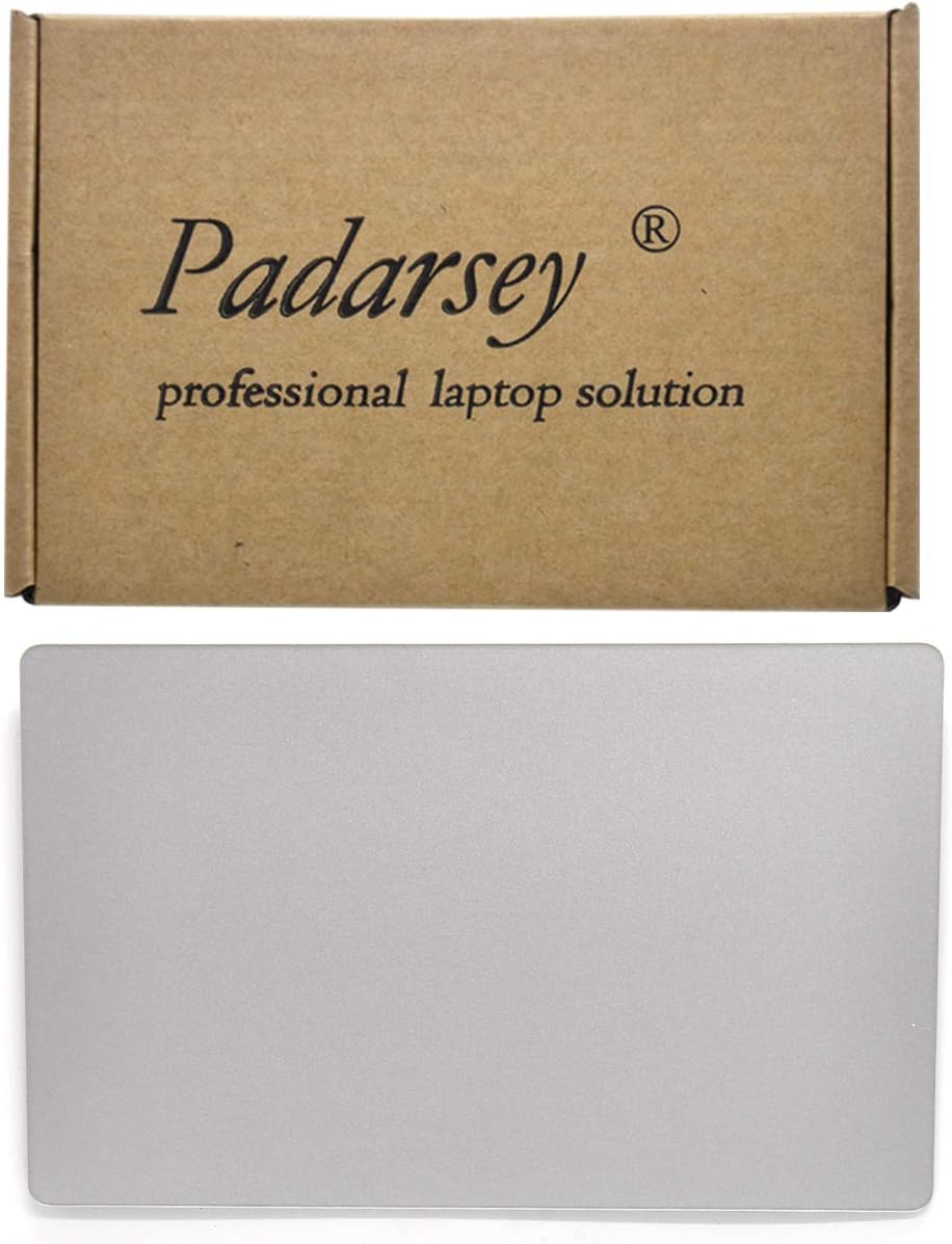 Padarsey Replaceme Trackpad Touchpad Compatible for MacBook Pro Retina 13" Unibody A1706 Touch Pad (Fit 2016-2017 Version) (A1706 2016-2017 13" (Silver))