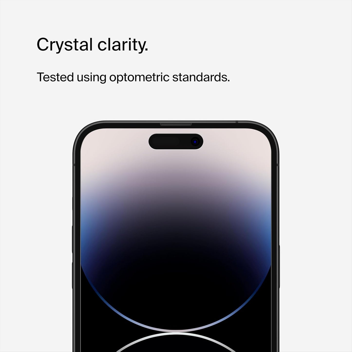 Belkin ScreenForce TemperedGlass Privacy Screen Protector for iPhone 14 Pro Max - Treated Surface with Anti-Fingerprint Coating and Included Easy Align Tray for Bubble-Free Application