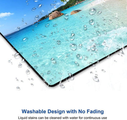 Mouse Pad, Premium-Textured Mouse Mat, Non-Slip Rubber Base Mousepad for Laptop, Computer & PC,9.5×7.9 in,Hawaii Beach