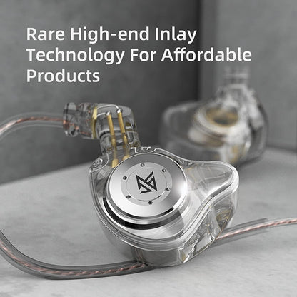 keephifi KZ EDX Pro in Ear Monitors KZ Headphones IEM Earphones with Dual DD HiFi Stereo Sound Earphones Wired Noise Cancelling Gaming Earbuds (Cyan, No Mic)