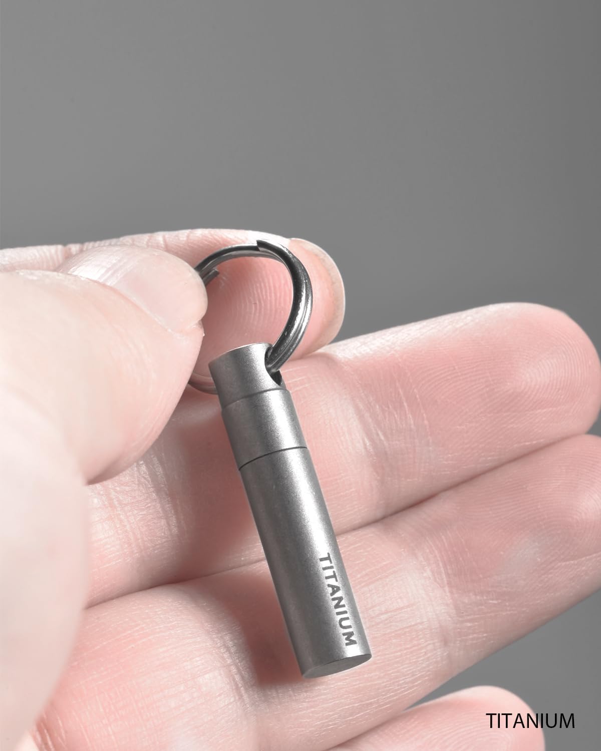 Titanium SIM Card Removal Tool with Keyring, Sim Card Tray Remover Eject Pin Key Tool for iPhone iPad Samsung Galaxy Smart Phone/Tablet and More，Gray