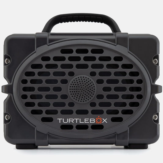 Turtlebox Original Gen 3: Portable Outdoor Bluetooth Speaker – Ultra-Loud (120dB), Waterproof (IP67), Rugged, Impact-Resistant, 3-Day Battery | Party Mode: Unlimited Pairing for Stereo Sound, Gray