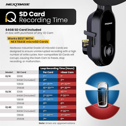 Nextbase Dash Cam 128GB U3 microSD Card for Read Camera Modules