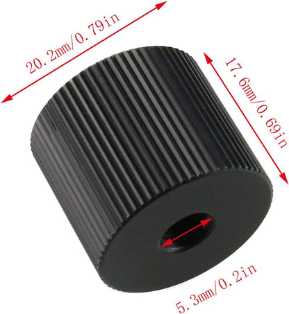 E-outstanding Tripod Nut 2PCS 1/4"-20 to 1/4"-20 Barrel Connection Mounts Nuts for Articulating Arms Tripod Rigs Replacement