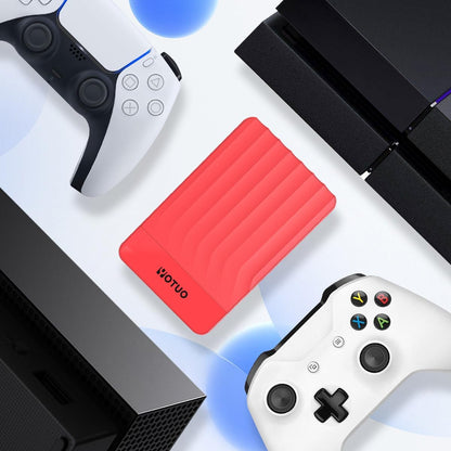 Portable External Hard Drive Storage Expansion Mobile HDD USB 3.0 for PC, Mac, Desktop, Laptop, PS4, PS5, Xbox One X/S, Xbox 360, Xbox Series X/S, Office & Game (Red, 500GB)