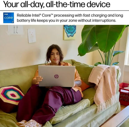 HP 15.6 Touchscreen Laptop Computer for Business, Intel 13th Gen i7-1355U(Up to 5.0 GHz), 15.6" FHD Touch Screen, 16 GB RAM, 1 TB SSD, Iris Xe GPU, Wi-Fi 6, HD Webcam, Windows 11 Pro, w/Accessories