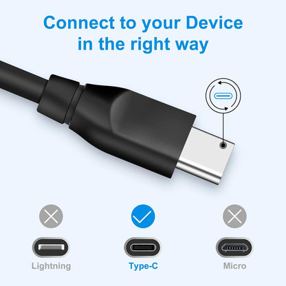 Samsung S25 A16 5G Fast Charger Type C,20W USB C Charger Block & 9FT Long USB C to USB C Cable Fast Charging for Galaxy A54 S24 S23 S22 Ultra Plus A14 A23 A53 A13 S21 S20 S10 A12 A03S Note 20 10