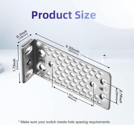 19" Rack Mount Kit for Cisco Switches 2960-X/2960-XR Series and 3650/3850 Series Universal Rack Ears