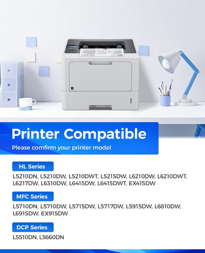 TN920XXL Black Toner Cartridge 2-Pack High Yield Compatible for Brother TN920 TN-920XXL TN920XL HL-L6210DW HL-L6210DWT HL-L5210DN HL-L5210DW HL-L5210DWT HL-L6310DW MFC-L5710DW DCP-L5510DN Printer Ink