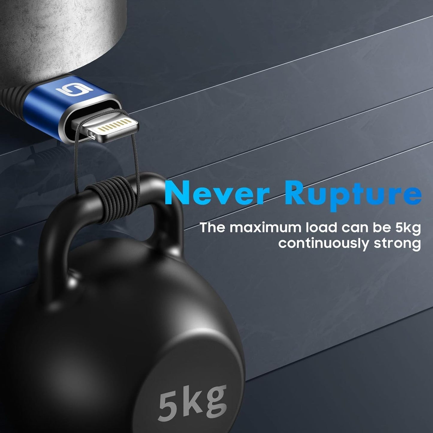 3 Pack iPhone Charger 10FT [Apple MFi Certified] Long USB to Lightning Cable Fast Charging Cord Braided Compatible with iPhone 14/Pro/Pro Max/Plus, 13,12,11,8,7,6,6s, X/XR/XS/SE, iPad/iPod/AirPods