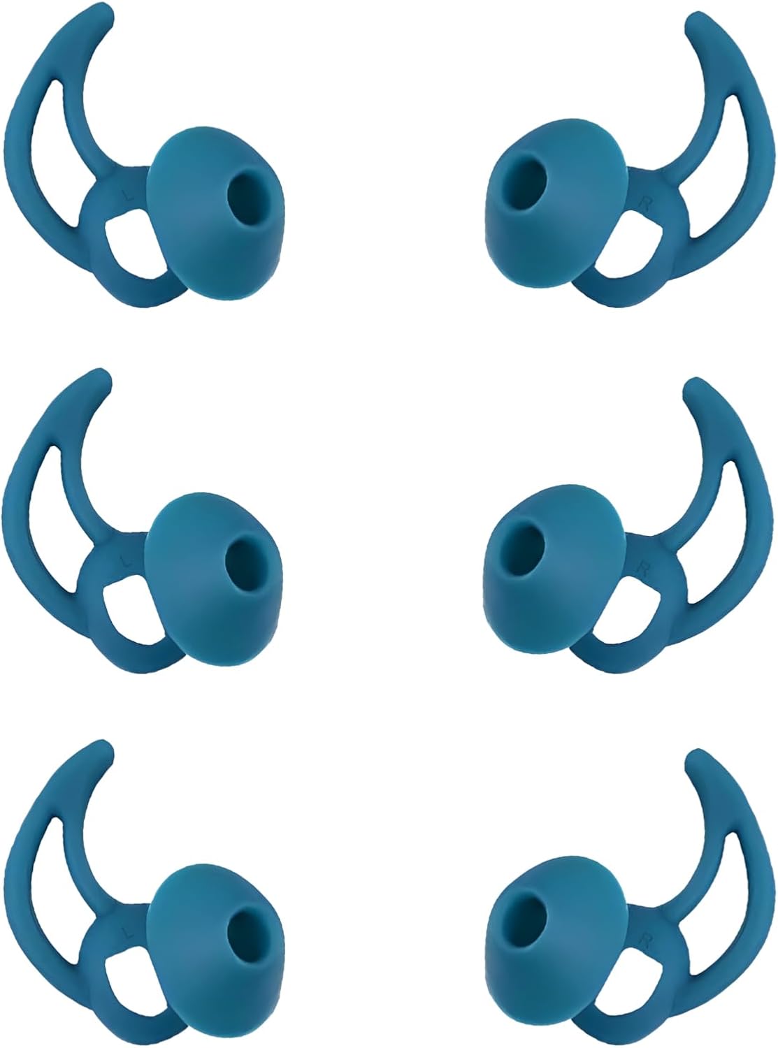 Earbud Pads Replacement Silicone Ear Bud Tips Eartips Compatible with Bose Quietcomfort and Sport Headphone Rubber Tips Earbud Covers Small 3 Pairs