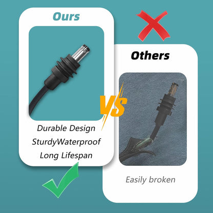 DC5521 Power Extension Cable for Starlink Mini,10FT 25FT 50FT 16AWG DC 5.5mm*2.1mm Cord for Starklink Mini Work with 20V/65W+ PD Source (50FT Female to Male)