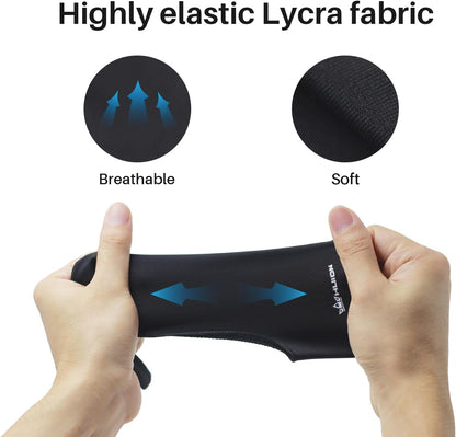 HUION Palm Rejection Artist Glove Two-Finger Glove for Graphic Drawing Tablet iPad Monitor Painting, Paper Sketching, Good for Left and Right Hand