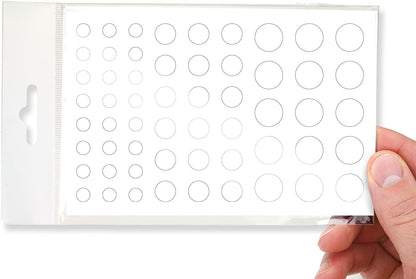 Stackable Webcam/Camera Vinyl Covers | 57 Low-Tack Restickable Webcam Sticker | Multiple Sizes | White 57-Pack (Ultra Glossy)