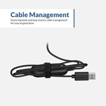 Cyber Acoustics USB Stereo Headset (AC-5008-10) – Durable, Crisp, and Clear Communication in Classrooms and at Home - 10 Pack