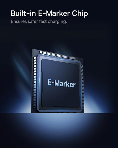 Baseus 100W 5A Fast Charging USB C Car Cable - Compatible with iPhone 15/Pro/Plus/Pro Max, Samsung Galaxy S23 S22 S21, Note 20 10 (3.3ft)