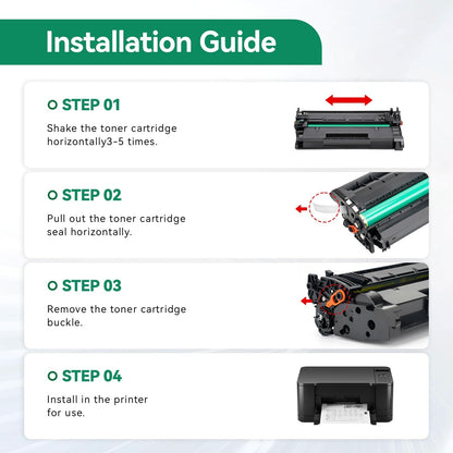148A Toner Cartridge Black 2-Pack Compatible for HP 148A 148X W1480X W1480A for HP Laserjet Pro 4001dw 4001dn 4001n MFP 4101fdw 4101fdn 4101dw Printer