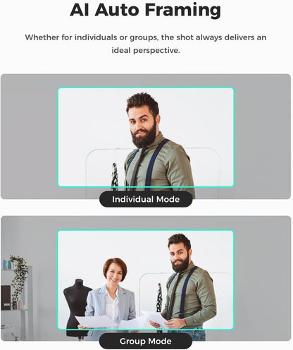 OBSBOT Meet SE 1080P 100FPS Webcam for PC, AI Framing Streaming Camera with 1/2.8" Sensor, Beauty Mode, Gesture Control, Staggered HDR, Web Camera for Desktop Computer, Laptop, Meeting. (Aurora Green)