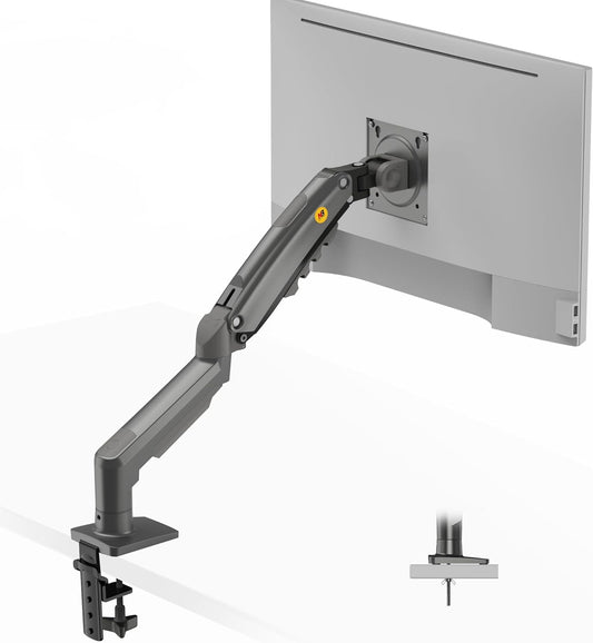 NB North Bayou Monitor Mount,Fits 17-30" or Bigger Computer Monitors(Within 19.8lbs), Adjustable Stand with Tilt Rotation Swivel Function, Desk Mount F80