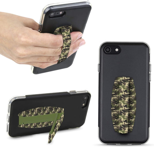 Gear Beast Universal Cell Phone Grip - Ultra Slim Elastic Finger Holder & Phone Stand