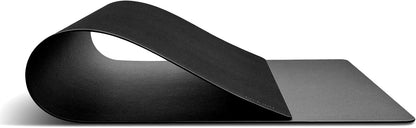 Nekmit Leather Desk Blotter Pad 36 x 20 Inches, Flat, Non-Slip, Waterproof, Black