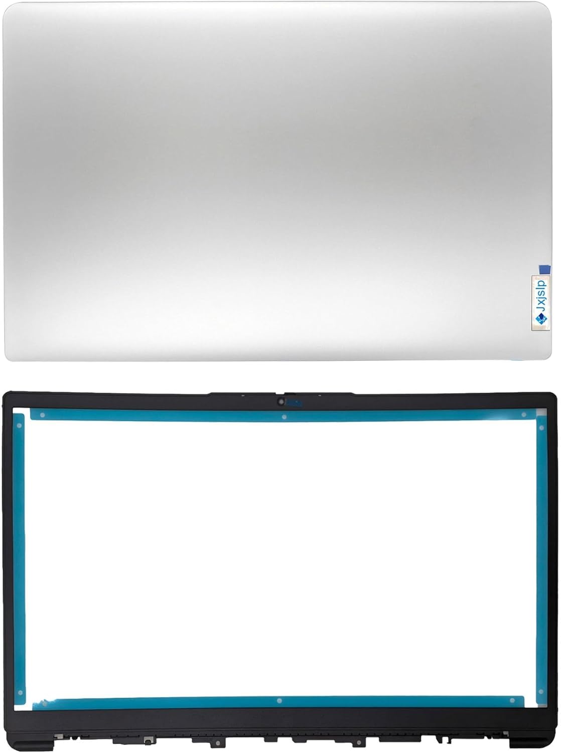 Replacement LCD Cover Back with Bezel with Hings for Lenovo Ideapad 1-15ADA7 82R1 82U4 1 15AMN7 82VG 82X5 1 15ALC7 82R4 Series Laptop Rear Case Top Lid 5CB1M48453 5CB1F36621 5B30S19034