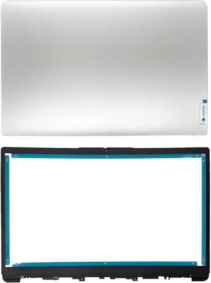 Replacement LCD Cover Back with Bezel with Hings for Lenovo Ideapad 1-15ADA7 82R1 82U4 1 15AMN7 82VG 82X5 1 15ALC7 82R4 Series Laptop Rear Case Top Lid 5CB1M48453 5CB1F36621 5B30S19034
