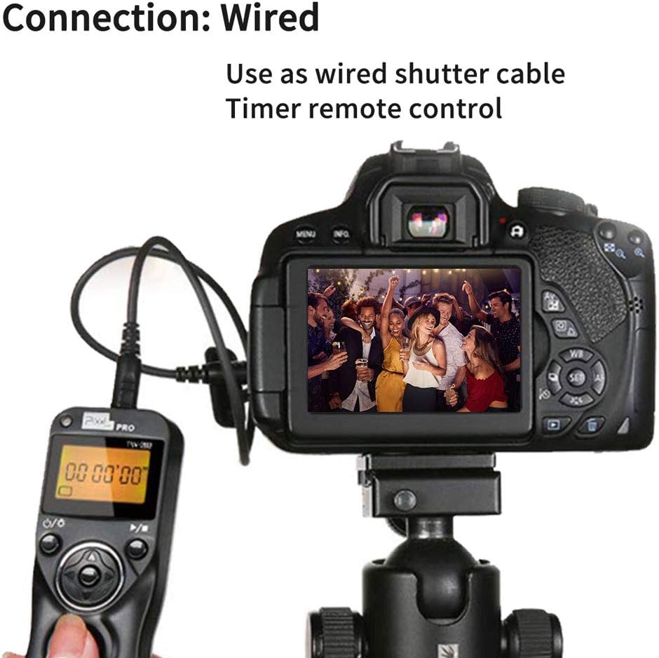 Wireless Remote Shutter Compatible for Sony PIXEL TW-283 S2 Wired Timer Remote Control Compatible for Sony A99II, A77II, A58, A68, A7, A7II, A7R, A7RII, A7S, A7SII, A3000, A5100, A5000 A6000